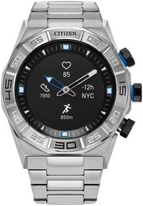 Citizen CZ Smart Gen 1 Hybrid smartwatch 44mm, Continuous Heart Rate Tracking, Fitness Activity, Golf App, Displays Notifications and Messages, Bluetooth Connection, 15 Day Battery Life