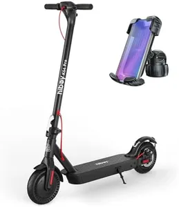 Hiboy KS4 Pro Electric Scooter, 500W Motor(Max 750W), 10" Honeycomb Tires, 25 Miles Long Range 19 MPH Foldable Commuting Electric Scooter for Adults with Double Braking System Escooter(Optional Seat)