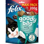 Felix Goody Bag Cat Treats Seaside Mix 200g, Pack of 5