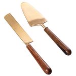 Nestroots Cake Cutting Knife Server Set for Cake Server