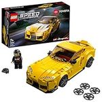 LEGO 76901 Speed Champions Toyota GR Supra Collectible Sports Car Toy Building Set with Racing Driver Minifigure