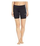 ASICS Women's Silver 5in Run Sprinter Short, Performance Black, x Small