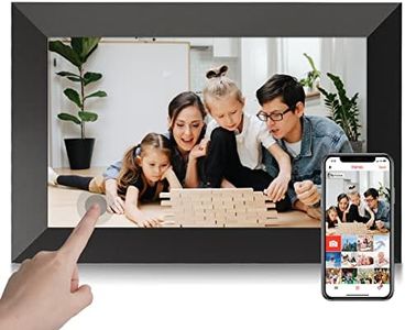 Digital Photo Frame, KEDEEK WiFi Digital Picture Frame 10.1 Inch with IPS Touch Screen HD Display,Auto-Rotat Built in 16GB Memory, Share Moments Instantly via Frameo App from Anywhere, Black