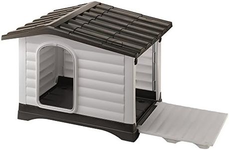 Ferplast Dog Kennel DOGVILLA 110, Side Panel with Opening System, 43, 7x33, 07xH 31, 1-Inch