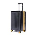 MOKOBARA The Transit Luggage Poly-Carbonate Hard Sided 8 Silent Ninja Wheels for Travelling (Crypto Sunray (Limited Edition), Check-in Medium)