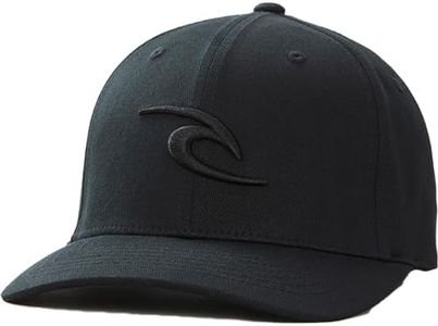 Rip Curl Tepan Flexfit Cap, Black, One Size