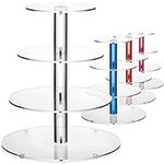 4-Tier Acrylic Cupcake Stand For 36