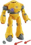 Buzz Lightyear Disney Pixar Lightyear Battle Equipped Zyclops Robot Figure, 12 Posable Joints, Arm Cannon, Blasting & Eject Action & Projectiles, 4 Years & Up, HHJ87