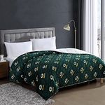 Cathay Sports Official NFL Licensed Green Bay Packers Tonal Single Plush and Sherpa Cold Weather Comforter -Queen/King, Team Color (FCM10001GBP-QK)