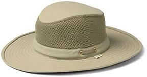 Tilley Mens Womens LTM8 Water Repellant Sun Protection Guaranteed for Life Airflo Mesh Hat Khaki