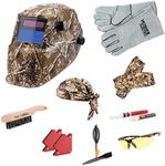 Lincoln Electric K4738-1 Camo Welding Helmet Kit, Auto Darkening, Lightweight, Weld Headgear, Shade 9-13, For use with Stick, TIG, Pulsed TIG, MIG, Pulsed MIG, Flux Core, Gauging, Included Accessories