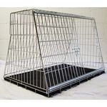 Pet World 36 inch Cat Puppy Dog Travel crate cage Slopped rear and front to get the most from your boots space