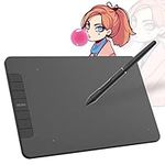 VEIKK Graphic Drawing Tablet VK640 Digital Tablet with 8192 Levels Pressure Battery-Free Stylus for OSU and Teaching Online Support Android Windows Mac Linux