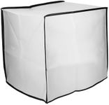 kwmobile Cover Compatible with Philips Essential Airfryer XL Cover - Air Fryer Dust Cover Protective Case - White