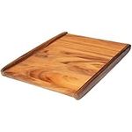 Villa Acacia Reversible Wood Pastry Board and Cutting Board with Lipped Edges, 28 x 22 x 1.5 Inches