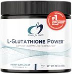 Designs for Health L-Glutathione Power 1000mg - Reduced L-Glutathione Powder Supplement to Support Normal Detoxification - Immune + Antioxidant Support - Easy Mix-in Drink Powder (50 Servings / 50g)
