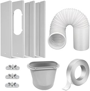 FFXWTSF Portable Air Conditioner Window Kit with 5.9” Exhaust Hose, Adjustable Universal Window Seal for AC Unit…