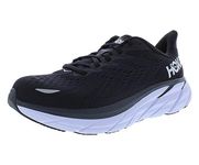 HOKA ONE ONE Women's Low-top Sneaker, Black/White, 9 Wide