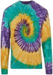 DARESAY Long Sleeve Tie Dye T-Shirt, for Men, Women and Teens (Up to 5XL)