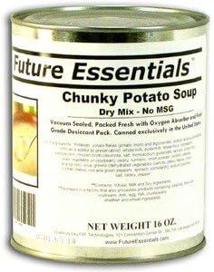 1 Can of Future Essentials Canned Chunky Potato Soup Dry Mix