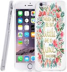 Iphone 6S case quotes, Apple Iphone 6 Case though she be but little she is fierce quotes girls