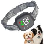 Optional-shock Anti Bark Collars for Dogs, KitGody Rechargeable Dog Bark Collar for Training – 4 Modes & 8 Sensitivity Levels, IP67 Waterproof, Adjustable Fit for Dogs 8-120 lbs