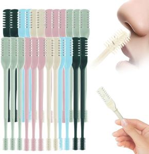2-in-1 Nasal Hair Cutter, New Double Sided Nose Hair Knife for Men Women, 360° Rotating Nose Hairs Trimmer, Portable Manual Nostril Hair Remover Travel Essentials (24 PCS)