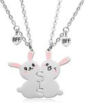 Yooborn Rabbit BFF Necklace 2 Best 