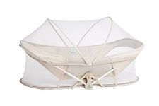 Portable Bassinet / Beige with Mattress-Net and Backpack