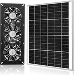 Fanspex Solar 3 Fan Kit, 25W Solar 