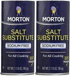 Morton Salt Substitute, 3.12 oz, 2 