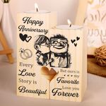 Happy Anniversary Wedding Gifts for Wife, Couples Gifts Candlestick, Anniversary Wedding Gifts for Wife from Husband,Anniversary Presents for Her