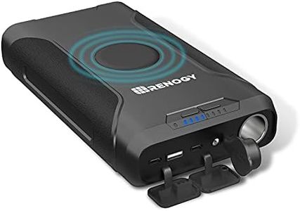 Renogy 72000mAh 266Wh 12v Power Bank with 60W PD, CPAP Battery for Camping, High Capacity Large Camping Power Bank with USB-C DC Wireless Charging & Flashlight, CPAP Battery Backup Power Supply