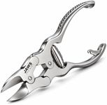 Large Surgical-Grade Toe Nail Clippers - Heavy Duty Double Action Mycotic - Jaws Podiatry Stainless Steel Toenail Clippers for Thick Toenails - Ingrown Cuticle Nippers - Manicure Pedicure Tools