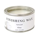 Jolie Finishing Wax - Protective Topcoat for Jolie Paint - Use on Interior Furniture, cabinets, Walls, Home Decor and Accessories - Odor-Free, Non-Hazardous - Clear - 120 ml