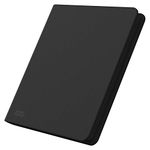 Ultimate Guard UGD010342 Zipfolio 480-24-Pocket XenoSkin (Quadrow) Card Album, Black