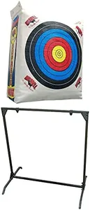 Morrell Supreme Range NASP Adult Field Point Archery Bag Target and HME Products Bowhunting 30 Inch Practice Shooting Bag Target Stand
