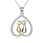 YFN Sterling Silver Cat Lady Gifts 