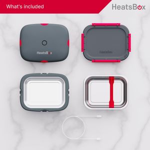 Faitron HeatsBox Go Electric Lunch Box – Portable Food Warmer