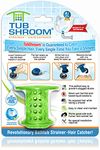 TubShroom TSGRE454 The Revolutionary Tub Drain Protector Hair Catcher, Strainer, Snare, Green