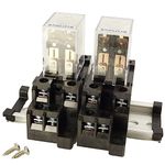 Artrinck JQX-13FL 8 Pin 10A Electromagnetic Power Relay 2 PCS (DC 24V)