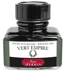 Jacques Herbin 13039T- 30ml Bottle of Ink for Fountain Pens and Rollerball Pens - Vert Empire