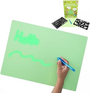 Fun Magnetic Drawing Board Glow in Dark with Light - Drawing Tablet, LCD Writing Tablet for Kids - Kids Drawing Pad and Best Gift for Kids and Toddler | Christmas, Birthday, Gift for Kids (A3)