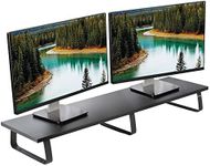 VIVO Black Wood 39 Inch Wide Extra 