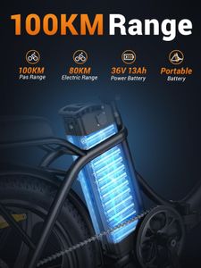HillMiles MilePort 1 Folding Electric Bike – Compact, Lightweight