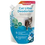 Beaphar - Cat Litter Deodoriser Ocean Breeze 400g Urine Encapsulation Technology Cat Litter Freshener Contains Prebiotics To Absorb and Reduce Unpleasant Odours -Doubles Cat Litter Life Biodegradable