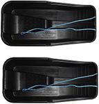 Srendi® 2 x BLACK Heavy Duty Large 