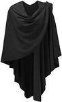 PULI Womens Cross Front Shawl Wraps