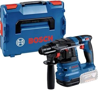 Bosch Professional 18V System Cordless Rotary Hammer GBH 18V-22 (with SDS Plus, Ideal for Drilling 6 mm to 10 mm Holes, Kickback Control and Vibration Control, incl. Inlay, L-BOXX)