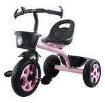 Toyzoy Pluto Lite Kids|Baby Trike|Tricycle for Kids|Boys|Girls Age Group 2 to 5 Years, TZ-547 (Pink)